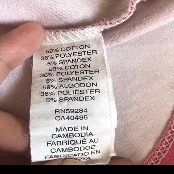 Place Girls Pink Hearts Design Shirred Waist Dress Pink White Size Medium 7/8 - Picture 4 of 12